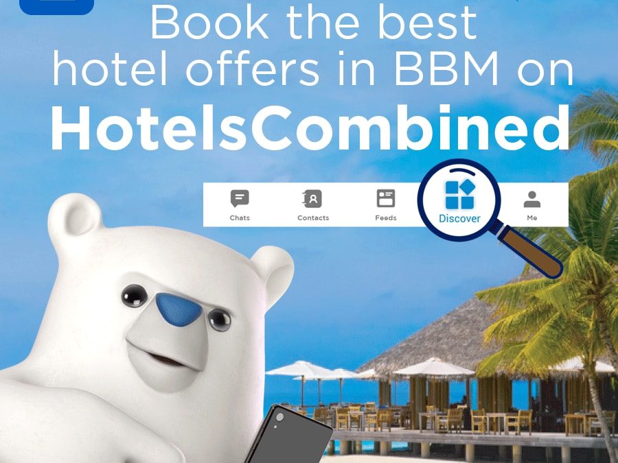 BBM Messenger and HotelsCombined Put Worldwide Accommodations at Users’ Fingertips