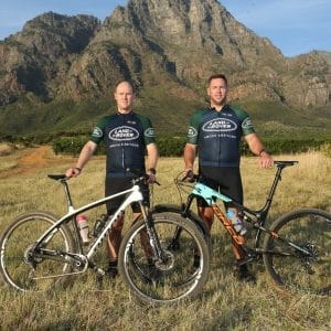 Shane Chorley, Butch James, smetechguru, mountain biking, cycling, Absa, Land Rover, Absa Cape Epic