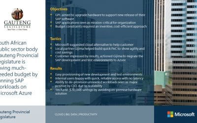 SAP on Azure ‘a real cost-saver’ for major South African government body