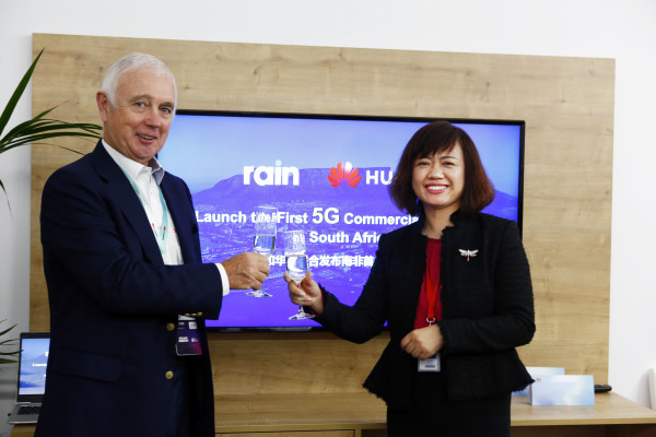 Rain and Huawei Jointly Launch the First 5G Commercial Network in South Africa