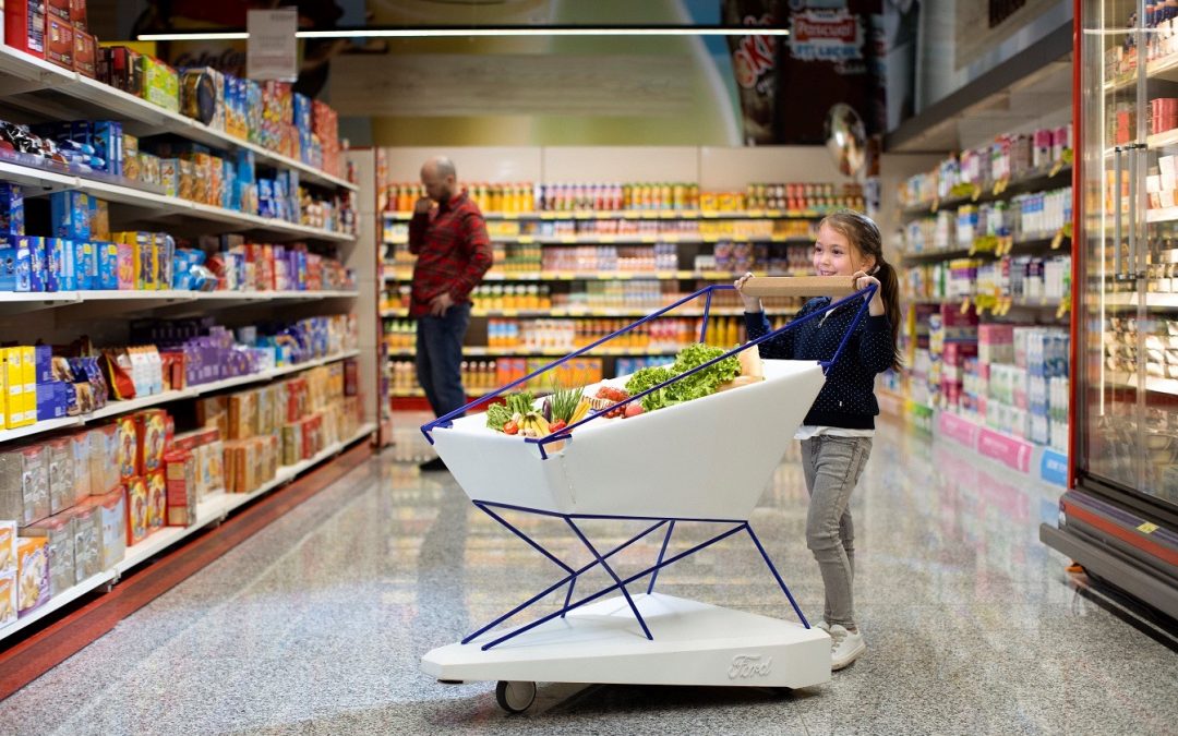 ‘Self-Braking Trolley’ Could Help to Make Supermarket Shopping Less of a Stressful Experience for Parents