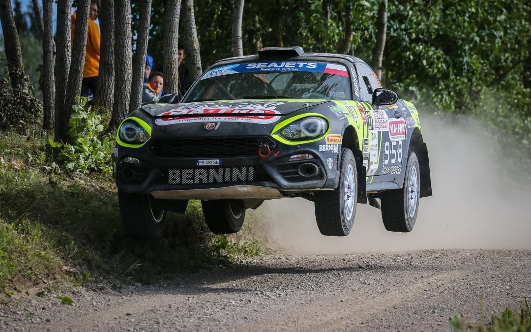 The Italian Andrea Nucita and the Romanian Alina Pop win the third stage of the Abarth Rally Cup, the 76th Rally Poland, valid for the European Championship ERC