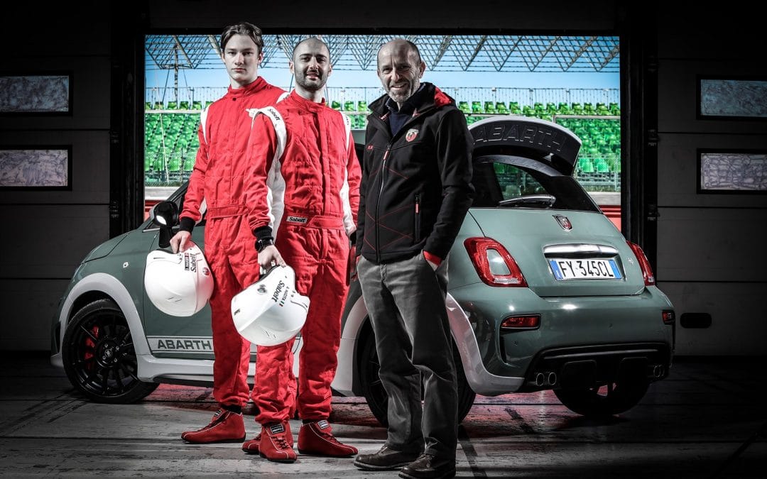 Abarth’s racing plans for 2020 were announced at the champions’ challenge in the new 695 70° Anniversario