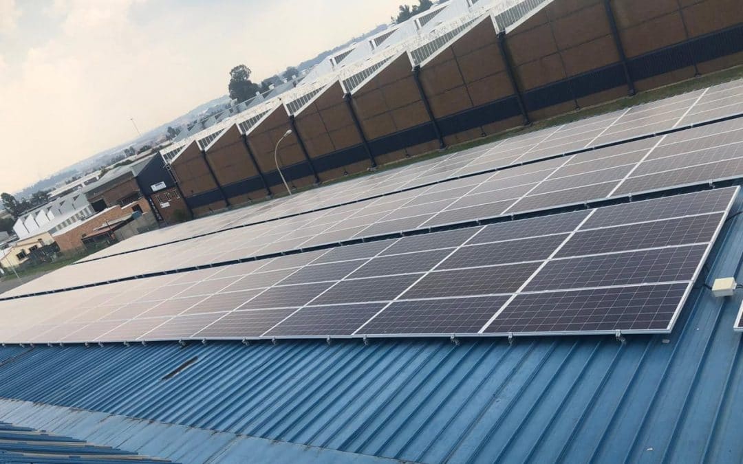 Sun-power for Hyundai’s Parts Distribution Centre in Germiston