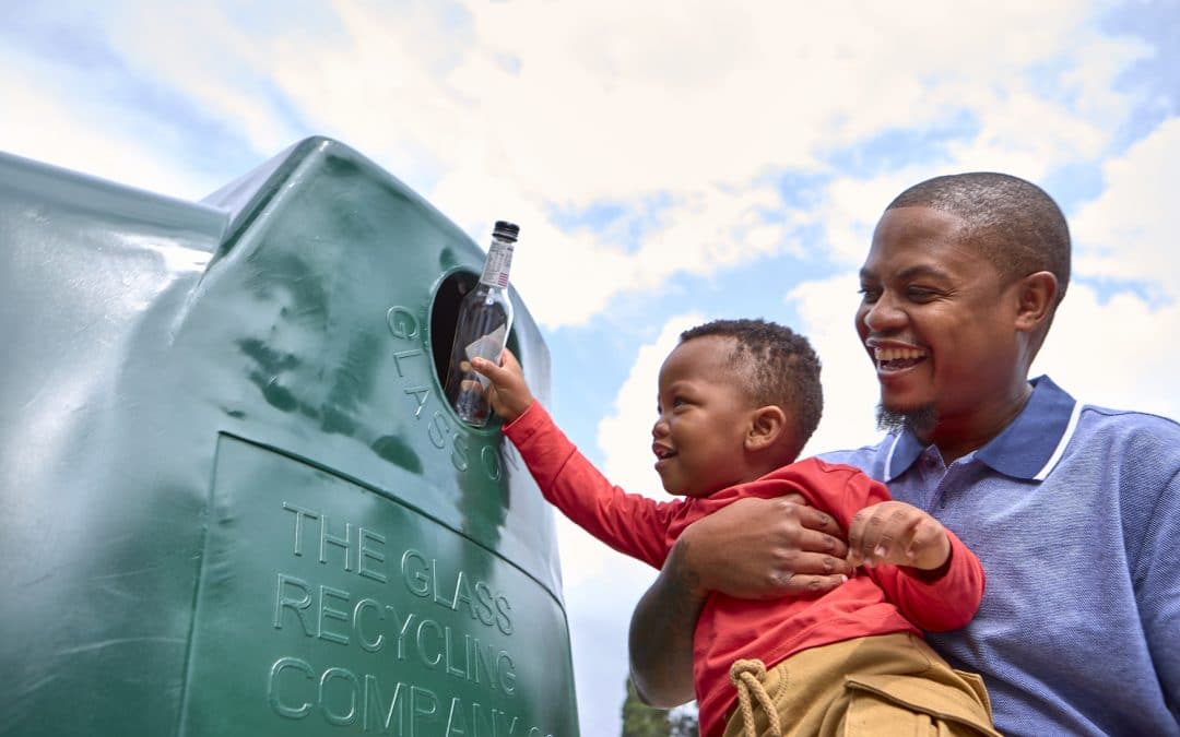 Recycling glass is an important element in the fight against climate change