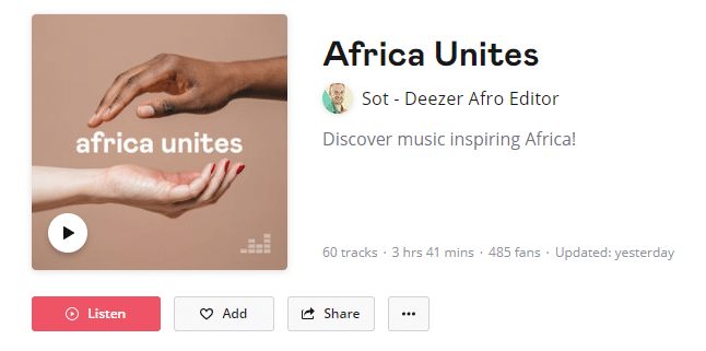 Deezer Celebrates Africa Day and reveals Africa’s Most Streamed Artists