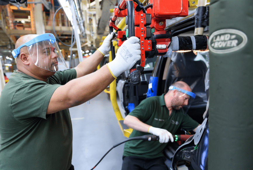 First Range Rover made under social distancing measures comes off Jaguar Land Rover’s Solihull production line