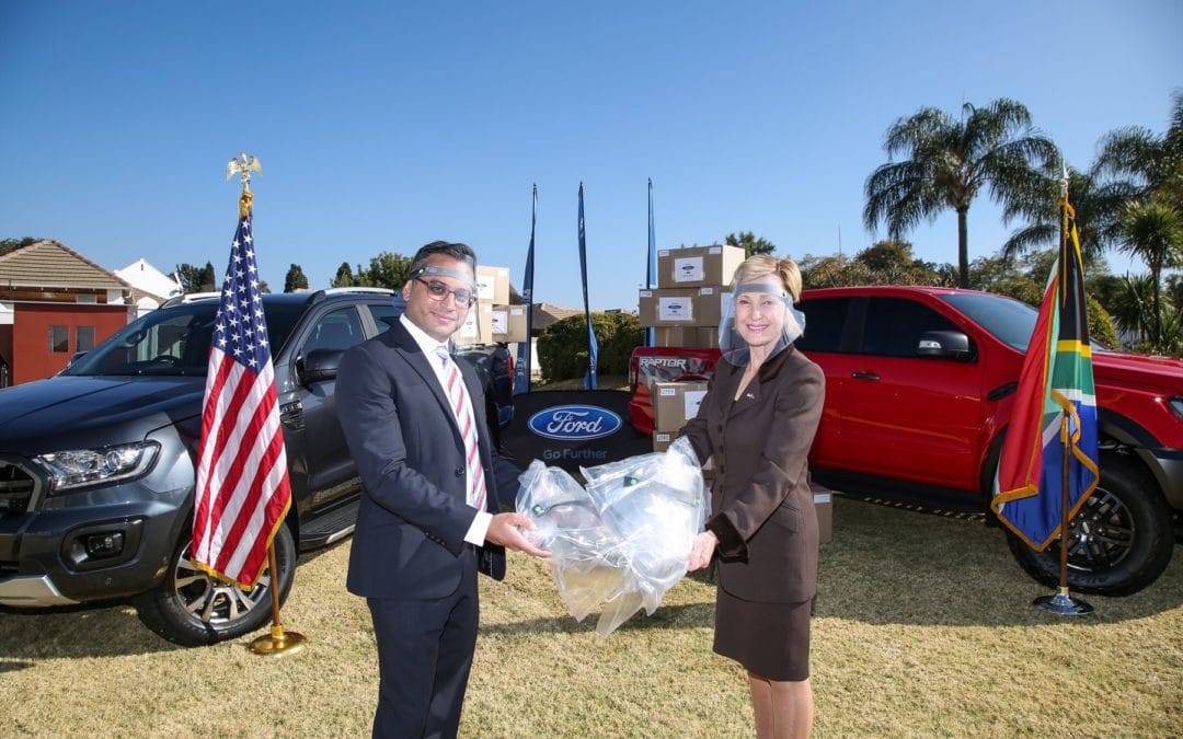 Ford Fulfils 50 000 Face Shields Order from US Department of Defense to Assist COVID-19 Efforts in Southern Africa
