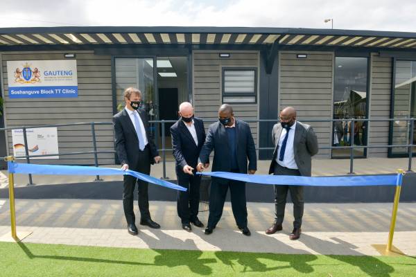 BMW unveils temporary COVID-19 screening and testing facility in Soshanguve