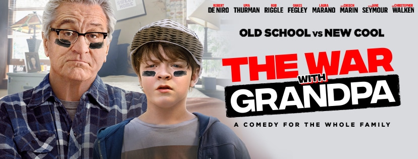 ‘THE WAR WITH GRANDPA’ TAKES OVER THE U.S BOX OFFICE  – And is coming to SA next –