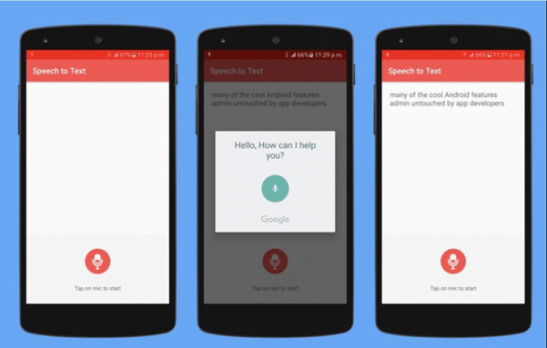 Speech-to-text, Google, Alcatel, smetechguru