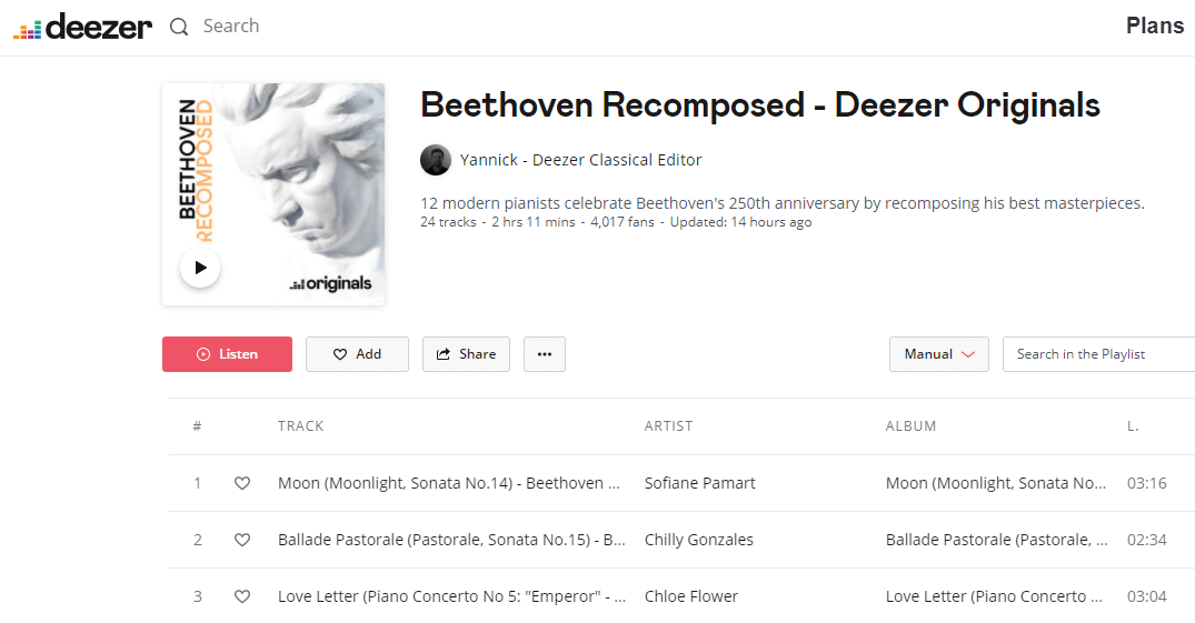 Chilly Gonzales, Sofiane Pamart and a new generation of pianists reimagine Beethoven for Deezer’s “Beethoven Recomposed”.