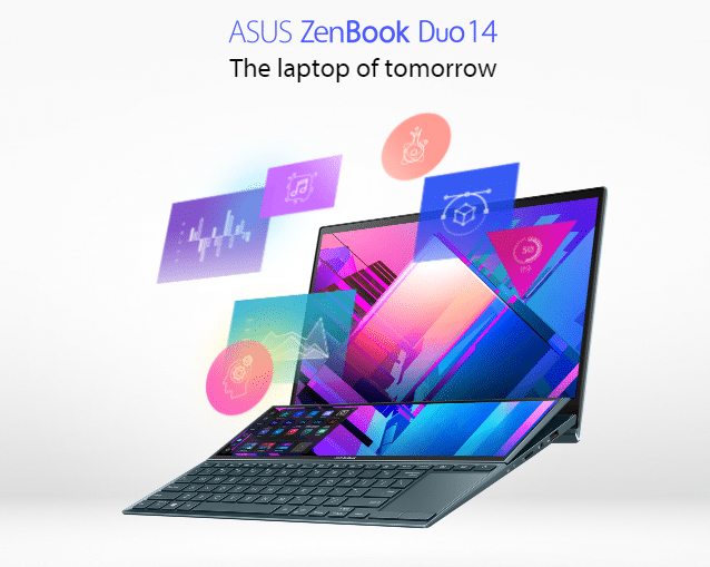 Asus, laptop, notebook PC, PC, computer, Asus Zenbook range, Asus Zenbook Duo 14