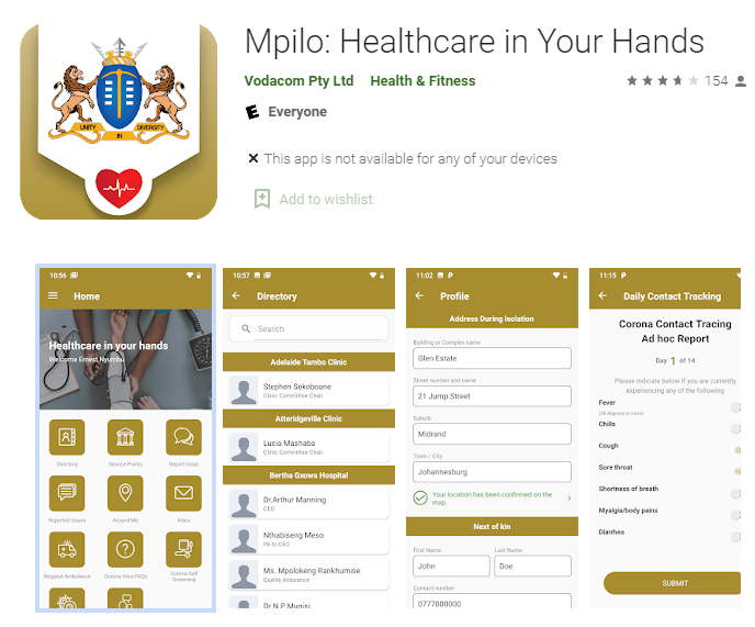 Bringing health care services to South African fingertips