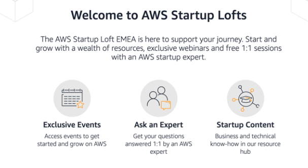 AWS launches new accelerator for early stage startups
