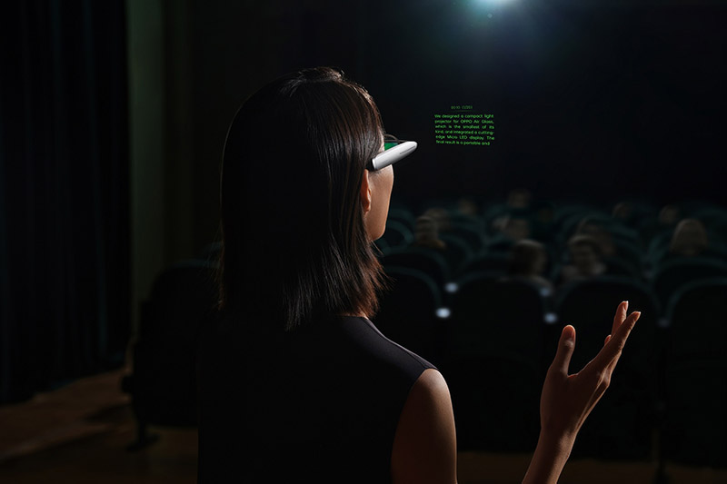 OPPO Introduces Air Glass, Featuring Creative Cicada Wing Design and Self-designed Spark Micro Projector