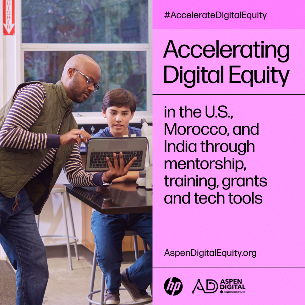 HP and Aspen Institute announce accelerator to drive global digital