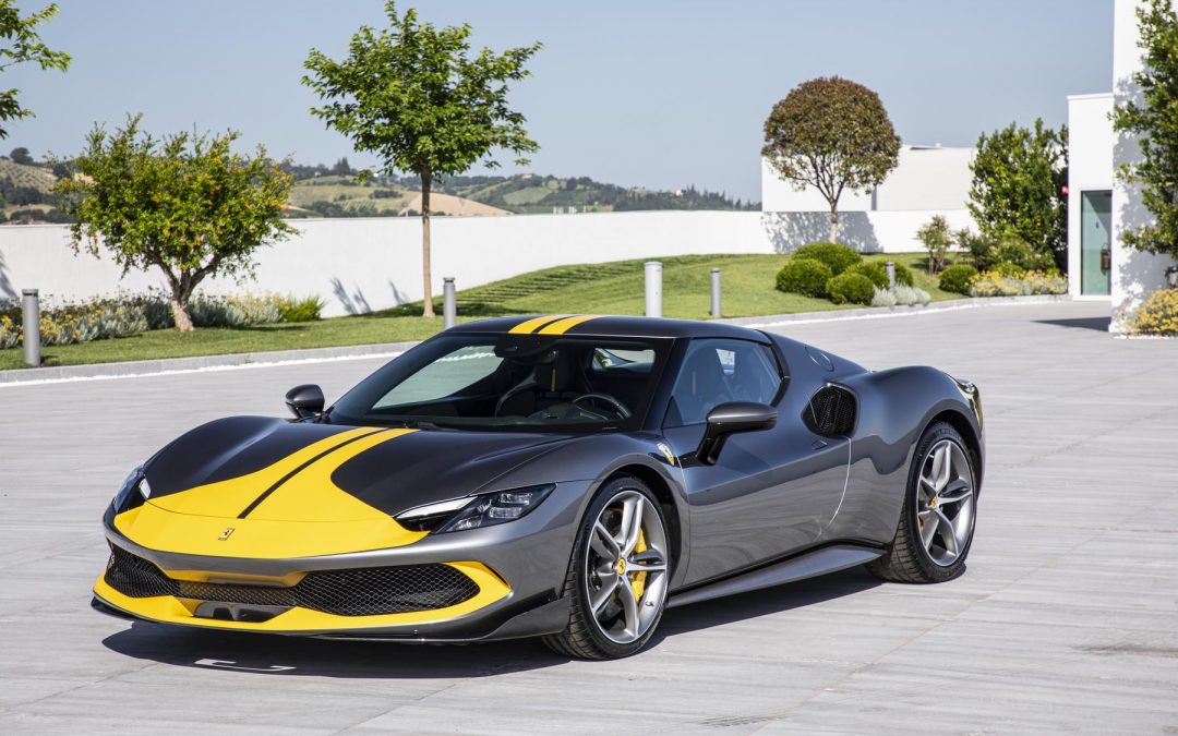 Farrari, sports car, performance car, supercar, hybrid vehicle, Ferrari 296GTB,.