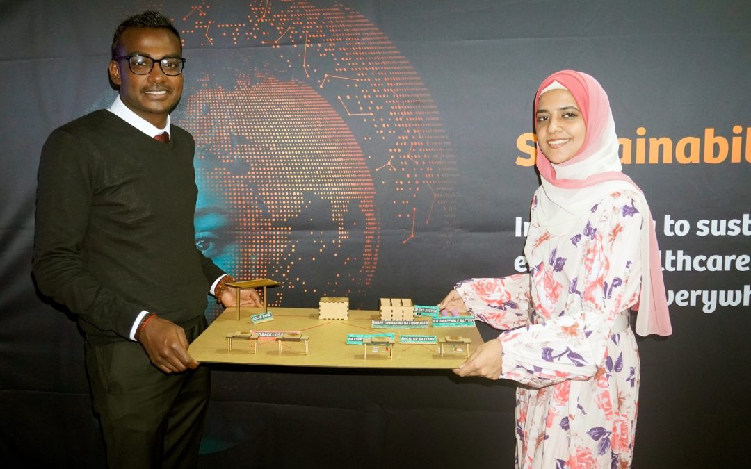 The winning team included Sameshin Reddy (left), a pharmacist supervisor at Prince Mshiyeni Hospital and Maria Ghafoor, a student at Regent Business School