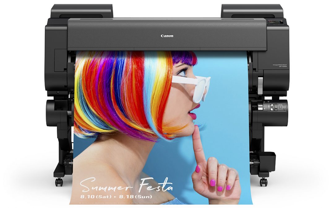 The world’s first large format printer with aqueous pigment fluorescent ink, Canon’s new imagePROGRAF GP Series offers high value-added output for graphics applications