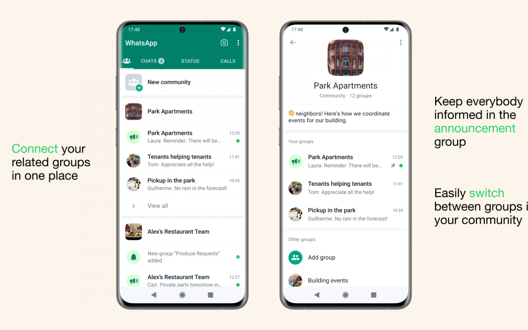 WhatsApp, social media, Meta, Facebook, IM, instant messaging, Community