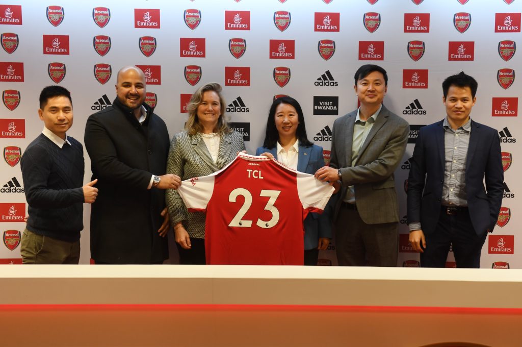 TCL, Arsenal, sponsor, sponsorship, partnership, EMEA, MEA, Middle East, Africa, Europe, consumer engagement,