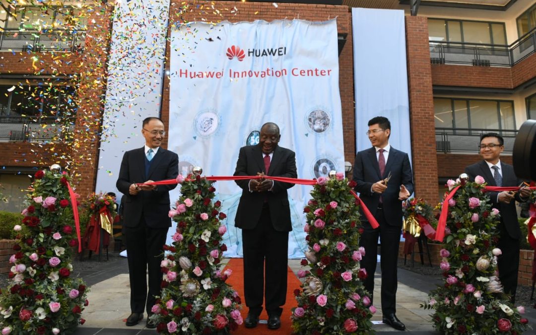 South Africa’s President Cyril Ramaphosa officially opens Huawei Innovation Centre, describing it as a boost for local innovation