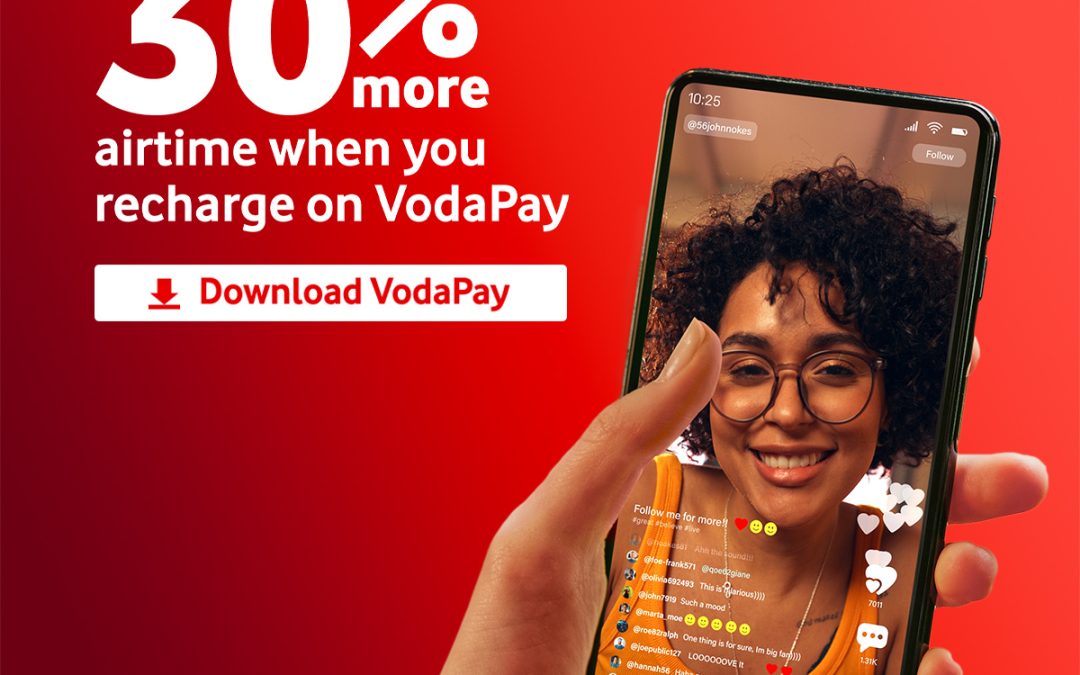 Vodacom Introduces 30% more Airtime for Customers through VodaPay