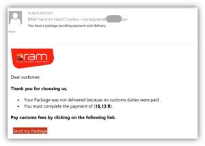 RAM, RAM Couriers, couriers service, Kaspersky, scam, cyber threat,