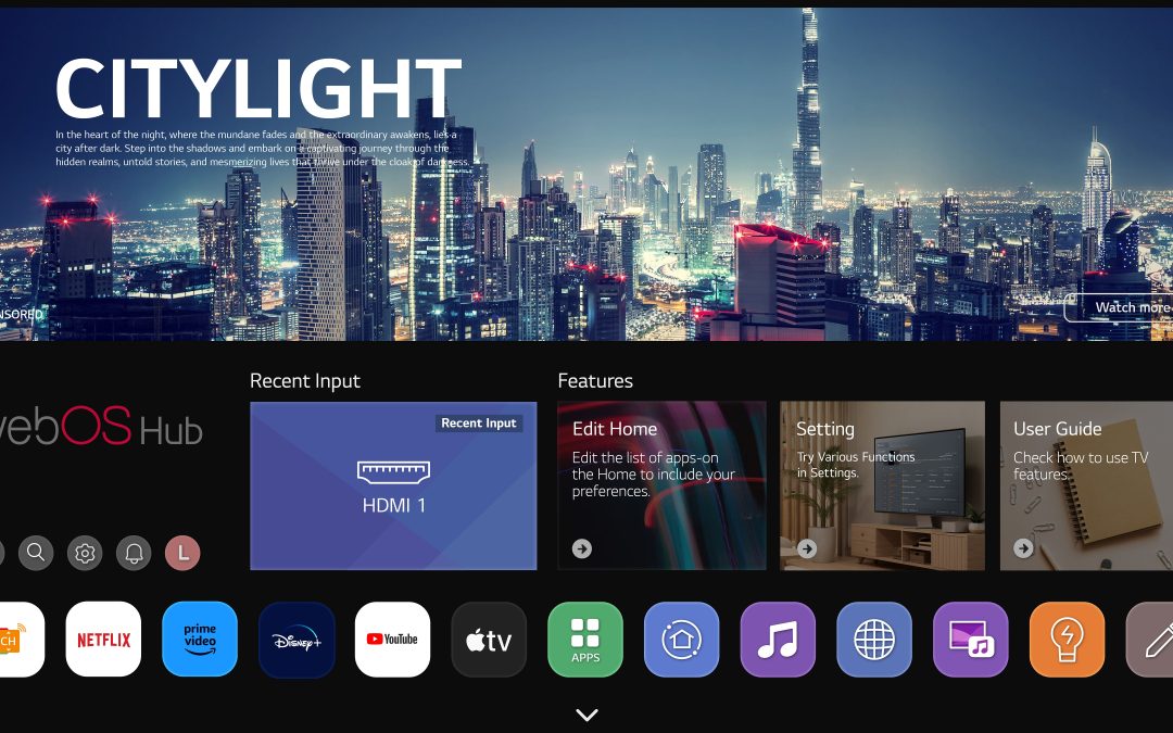 LG, LG WebOS, LG WebOS Hub 2.0, TV,