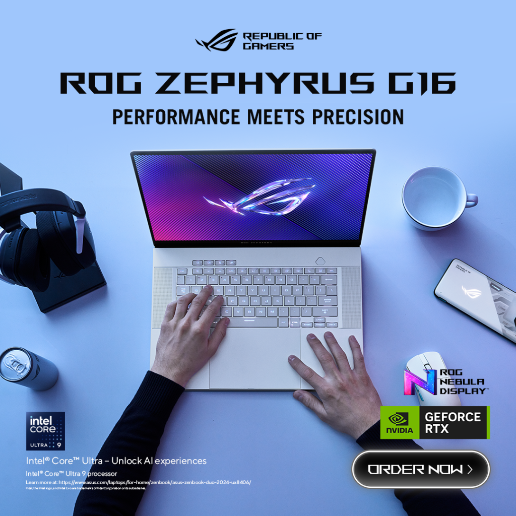 ASUS, ASUS ROG, Republic of Gamers, PC gaming, gaming PC, laptop, notebook PC, SMETechGuru, ASUS Zephyrus G16, 