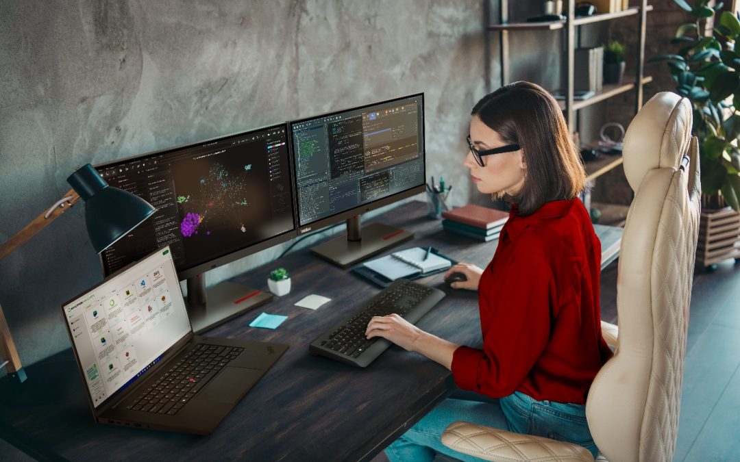 Lenovo, laptop, notebook PC, Windows 11, PC, computer, ThinkPad™ P1 Gen 7 featuring Intel® Core® Ultra™ processors with Intel vPro® and NVIDIA RTX™ professional GPUs is an AI PC