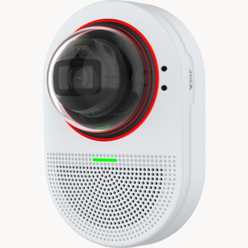 All-in-one audio-visual device for remote monitoring and communication