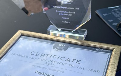 Transformation Success! PaySpace wins ‘Transformation Project of the Year’ at the Global Payroll Awards 2024