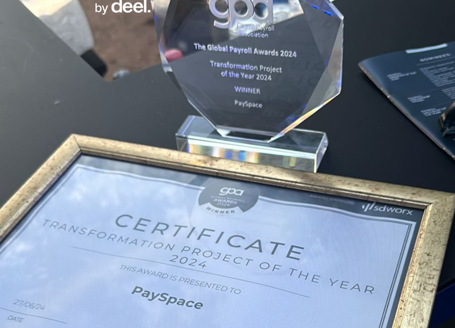 PaySpace, transformation, award, finance, fiscal, deel