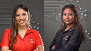 Insaaf Daniels, Human Capital Director & Kelly Solomons, Talent Specialost at redPanda Software