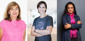 Nikki Kettles, Executive: Licences and Payment Regulation at Mukuru; Sandy Rheeder, Chief Information Officer at Mukuru; Savina Harrilall, Chief People Officer at Mukuru