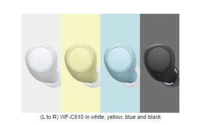 Comfort and Quality in Your Pocket – Sony Adds WF-C510 to its Truly Wireless Earbud Range