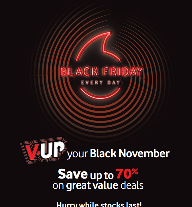 Save up to 70% off this Black November with Vodacom