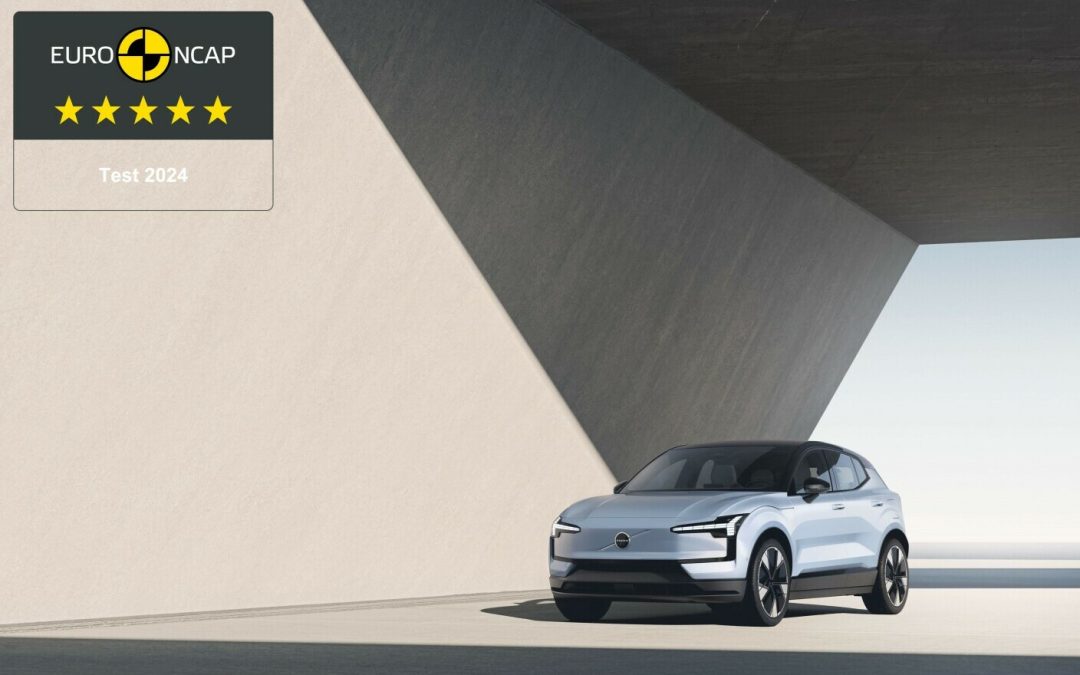 Fully electric Volvo EX30 SUV scores maximum five-star rating in latest Euro NCAP safety tests