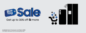 Blue Tag Sale, Samsung, mobility, sale, retail,