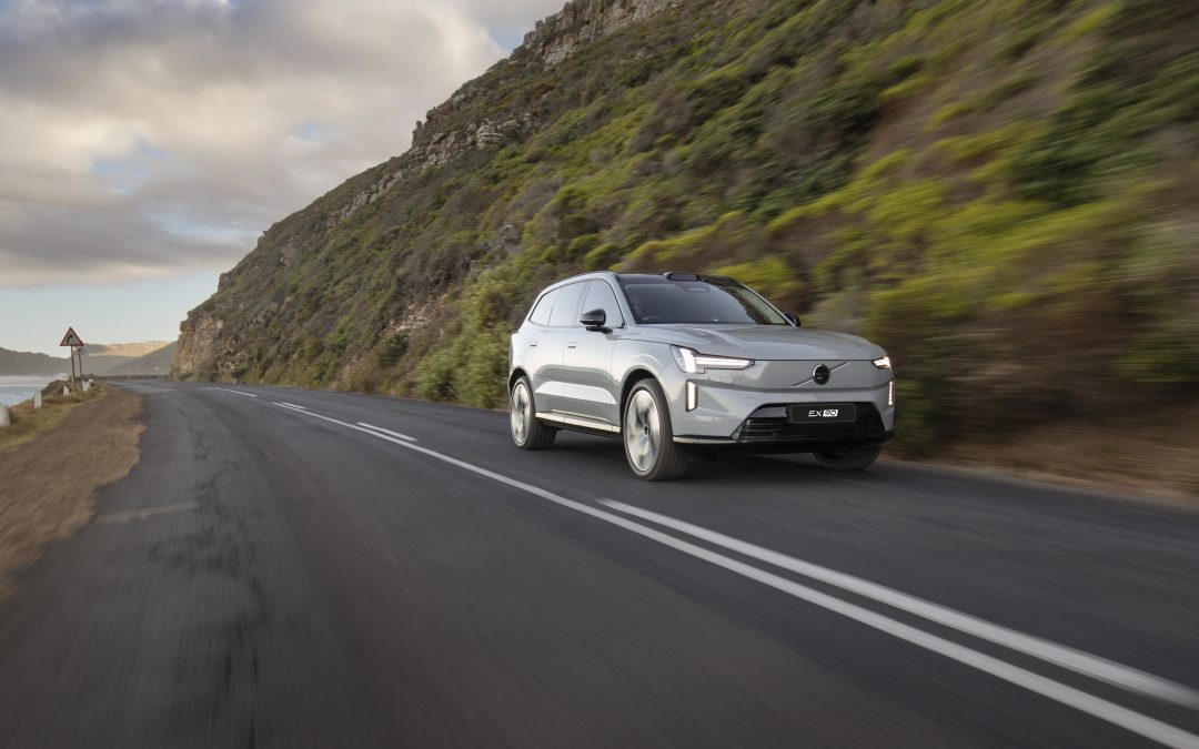 Volvo, EV, electric vehicle, SMETechGuru, Volvo EX90, luxury SUV, SUV, family vehicle, world's safest car, luxury vehicle, Volvo South Africa,