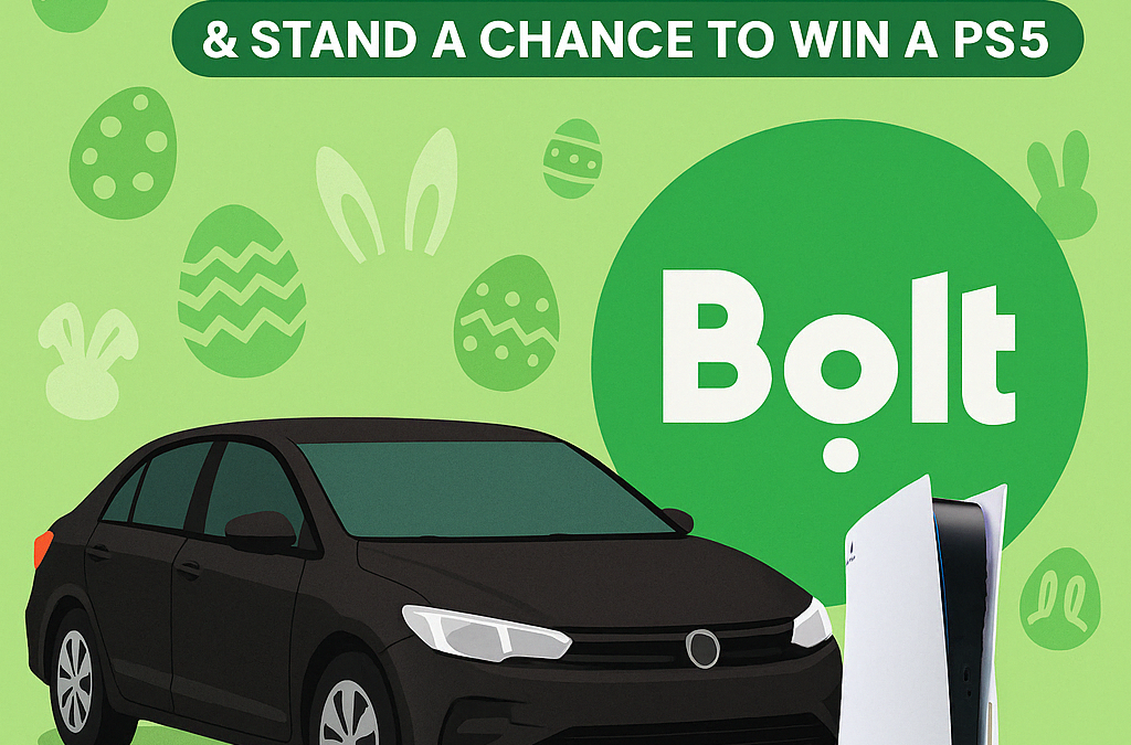 Bolt Urges Safer Easter Travel as demand rises, incentivises passengers with PS5 giveaway