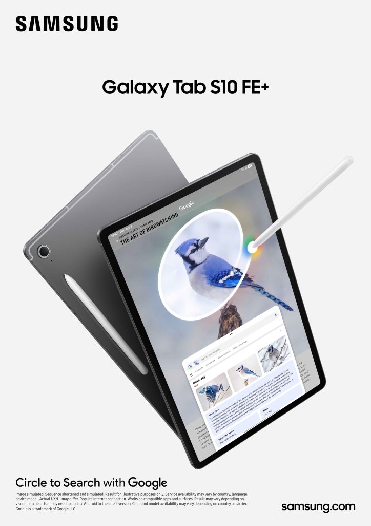 Galaxy Tab S10 FE Series Brings Intelligent Experiences to the Forefront with Premium, Versatile Design, Samsung, Android, tablet, SMETechGuru,