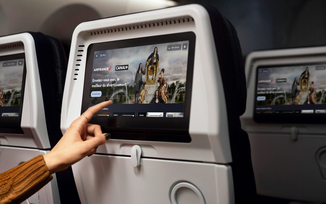 Air France is launching CANAL+ on board its long-haul flights