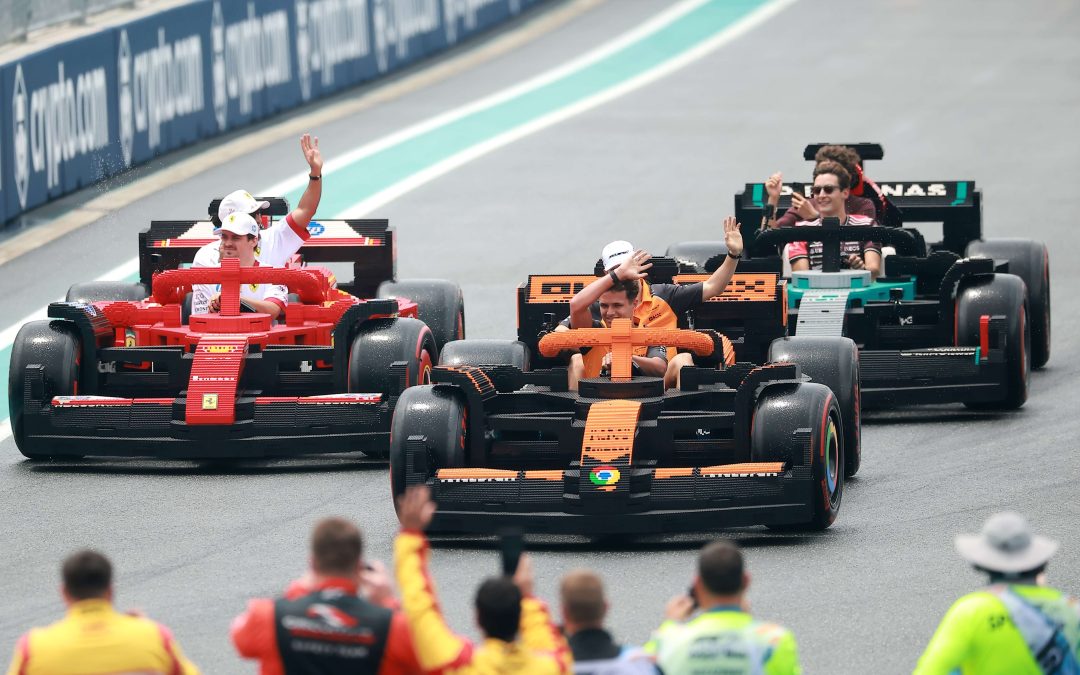 Racing History! The LEGO Group and Formula 1 welcome 10 fully drivable LEGO cars with F1 drivers at the wheel for the FORMULA 1 MIAMI GRAND PRIX 2025