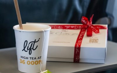 Infused for take-off: LIFT crew brew High Tea, sky high, ahead of Mother’s Day