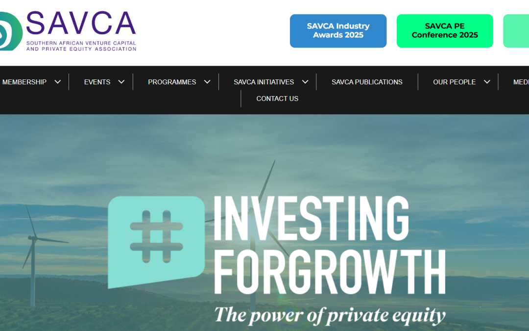 Southern African Venture Capital and Private Equity Association, SAVCA,