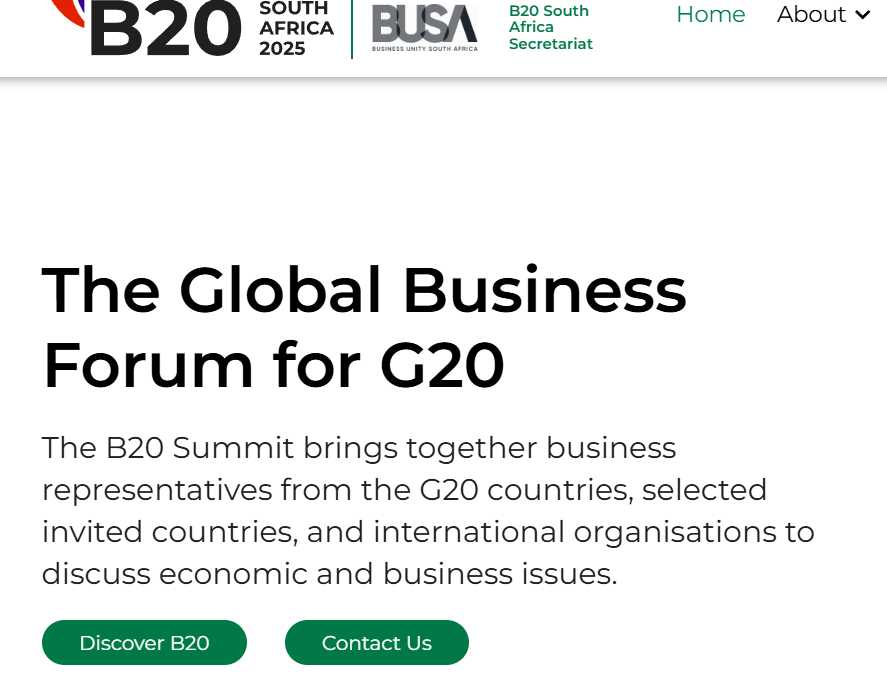 B20 South Africa champions continent-wide growth at Africa CEO Forum – calls for smart investment and policy action