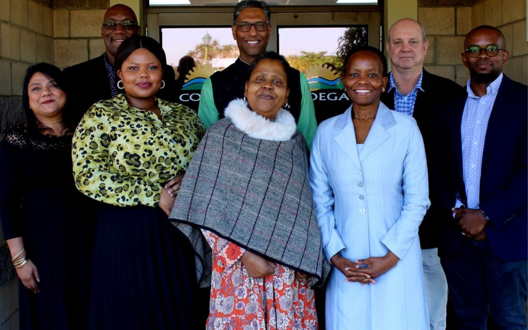 The newly appointed Coega Development Foundation Board of Directors proudly stand together following their official induction.